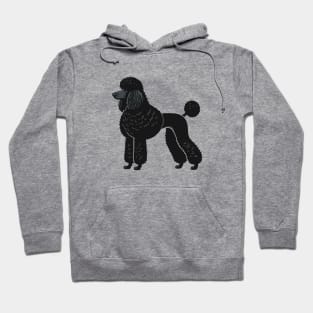 Black Poodle Hoodie